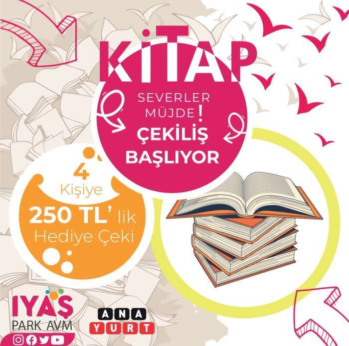 KİTAPSEVERLER MÜJDE! IYAŞPARK’TA KİTAP FUARI AÇILDI