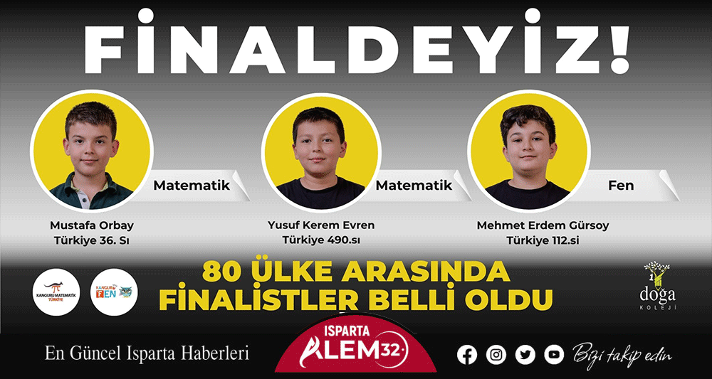 80 ÜLKE ARASINDA FİNALİSTLER BELLİ OLDU!