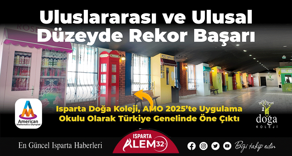 American Mathematics Olympiad 2025’te Uluslararası ve Ulusal Düzeyde Rekor Başarı