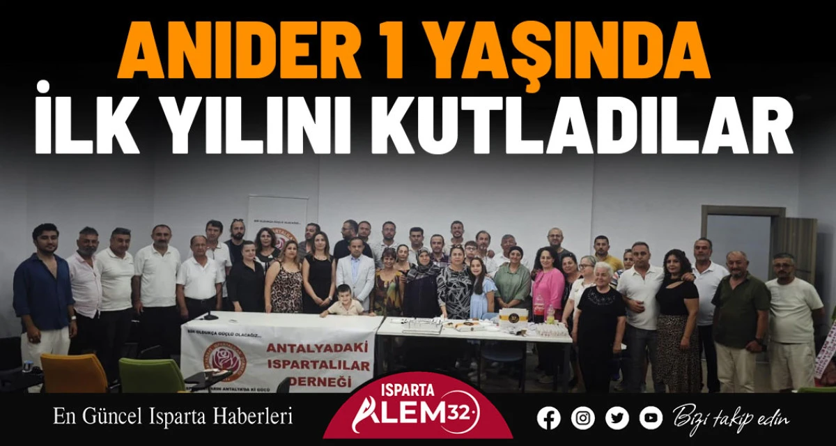 ANIDER 1 YAŞINDA: İLK YILINI KUTLADILAR
