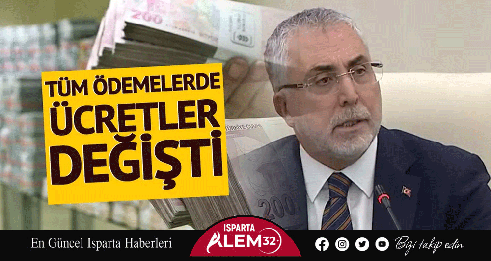 Asgari &uuml;cret belli oldu! T&uuml;m kalemlerin &uuml;creti değişti