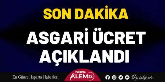 Asgari ücret zammı belli oldu