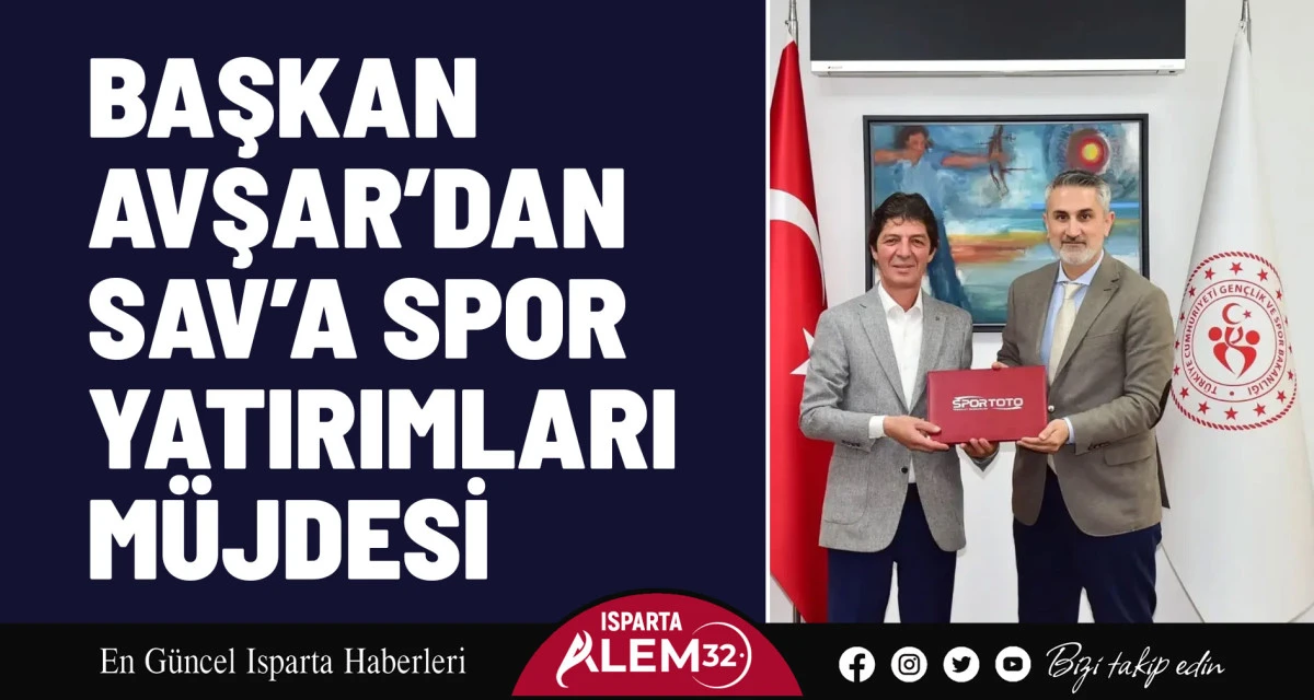 Başkan Avşar’dan Sav’a Spor Yatırımları Müjdesi