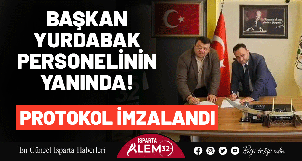 BAŞKAN YURDABAK PERSONELİNİN YANINDA!