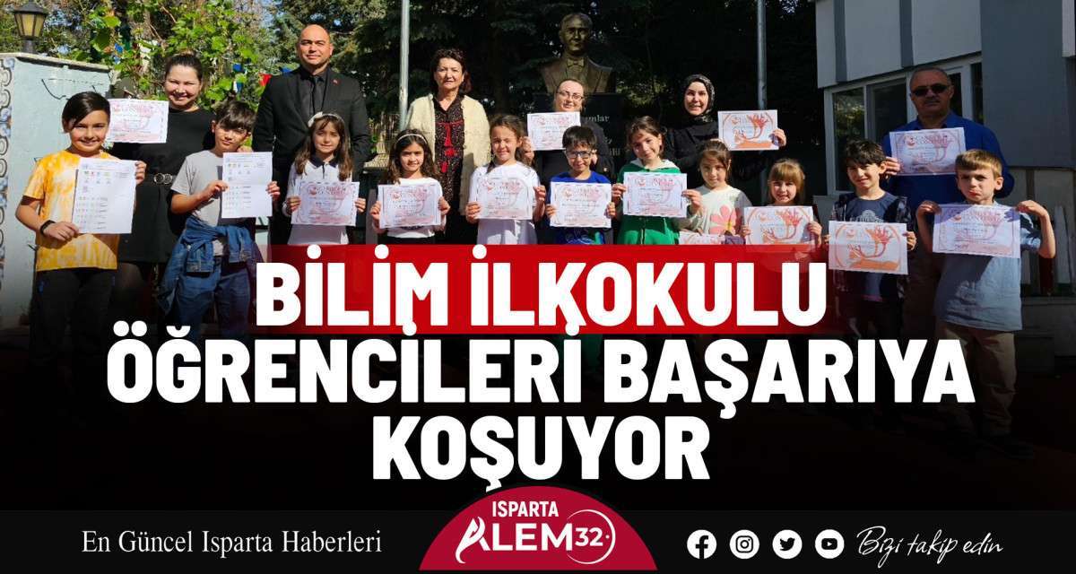 Bilim İlkokulu Öğrencileri Başarıya Koşuyor