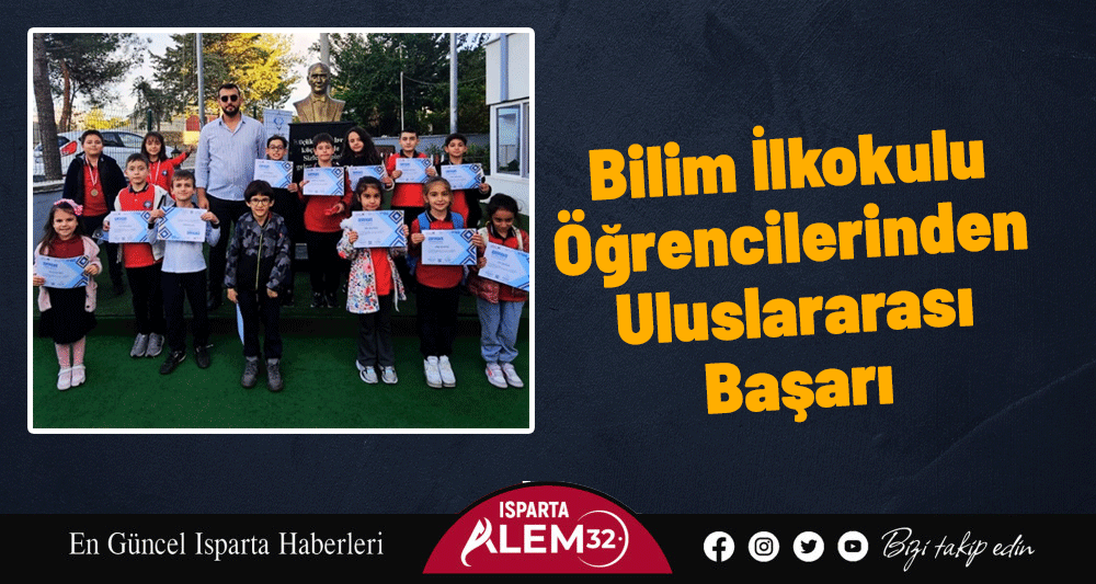 Bilim İlkokulu Öğrencilerinden Uluslararası Başarı