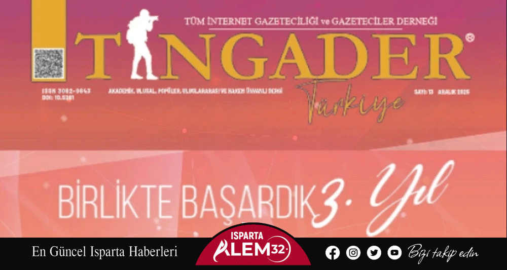 BİRLİKTE BAŞARDIK DERGİMİZ TİNGADER 3 YAŞINDA