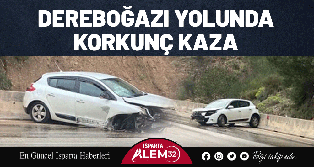 Dereboğazı Yolunda Korkun&ccedil; Kaza