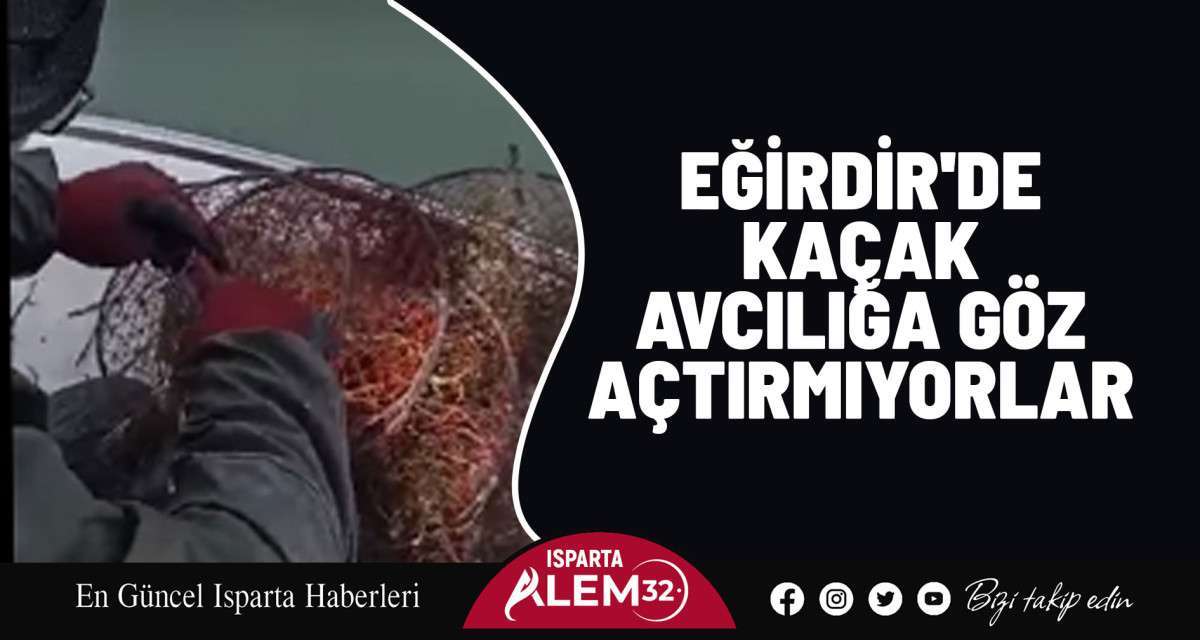 Eğirdir'de Kaçak Avcılığa Göz Açtırmıyorlar