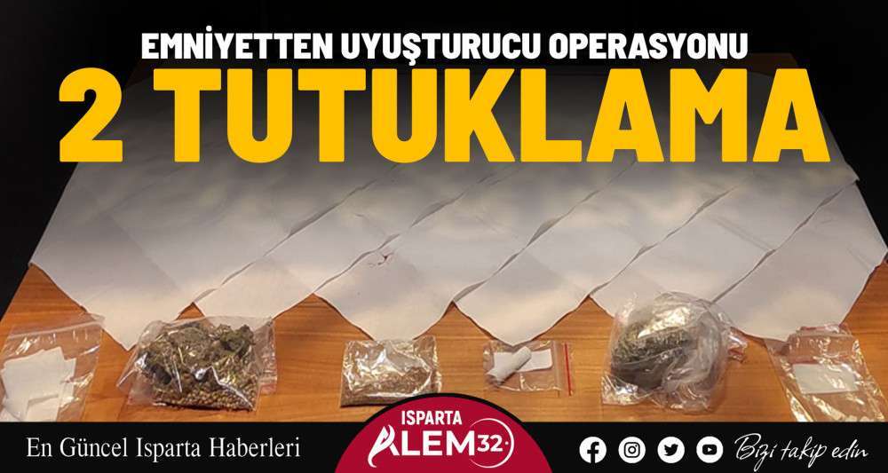 Emniyetten uyuşturucu operasyonu