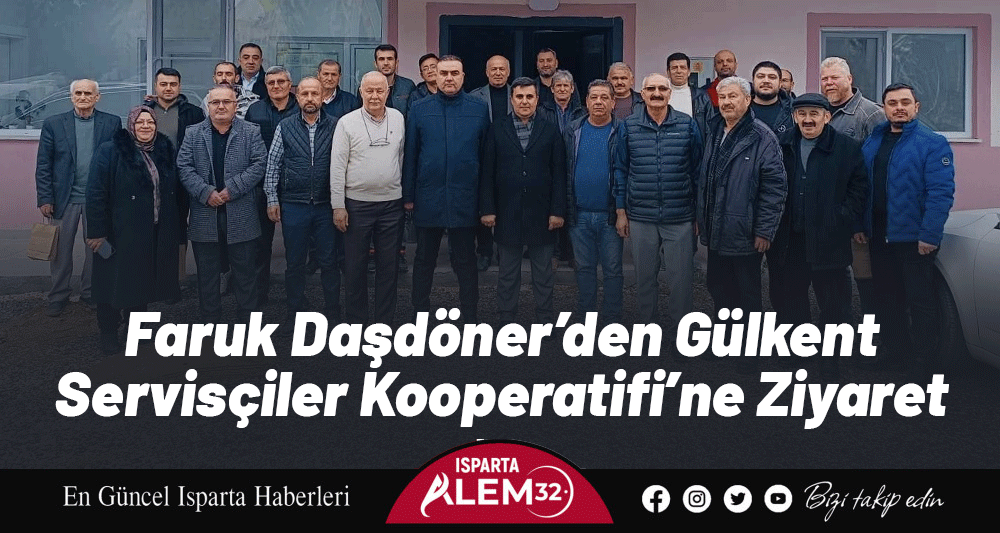 Faruk Daşd&ouml;ner&rsquo;den G&uuml;lkent Servis&ccedil;iler Kooperatifi&rsquo;ne Ziyaret