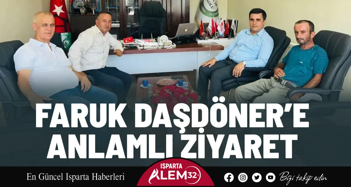 Faruk Daşdöner’e Anlamlı Ziyaret