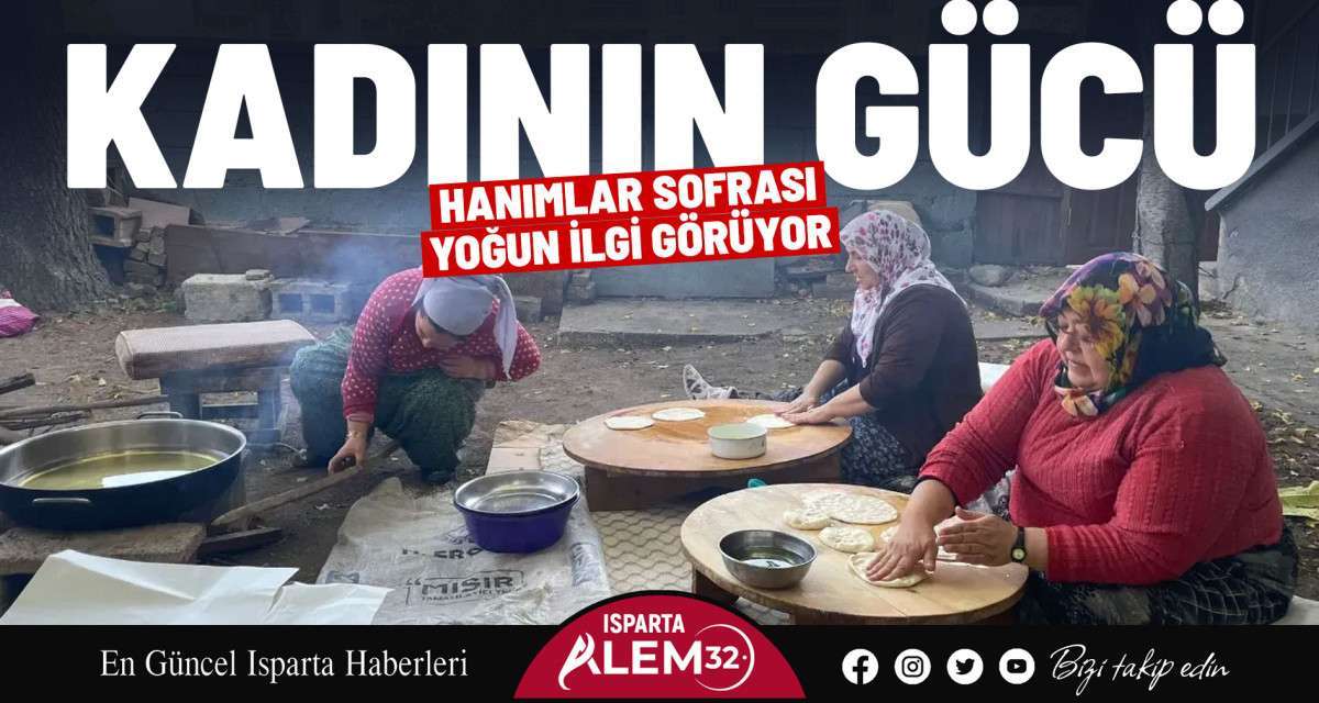 HANIMLAR SOFRASI YOĞUN İLGİ GÖRÜYOR