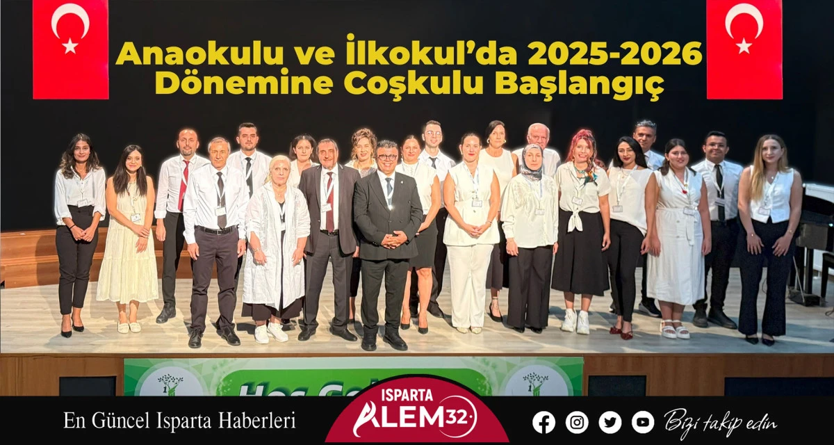 Isparta’da Yeni Eğitim-Öğretim Dönemine Anaokulu ve İlkokulda Coşkulu Başlangıç