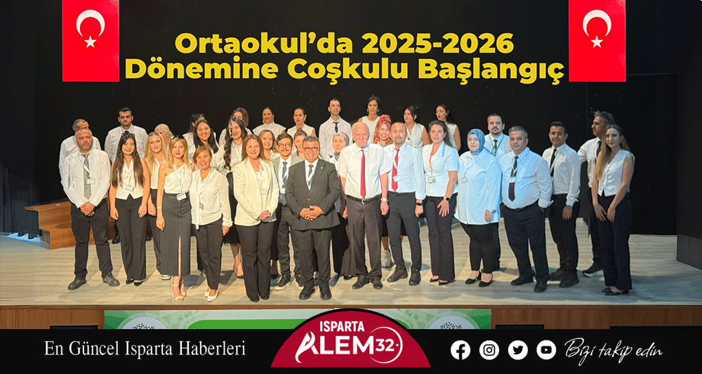Isparta’da Yeni Eğitim-Öğretim Yılına Ortaokulda Coşkulu Başlangıç