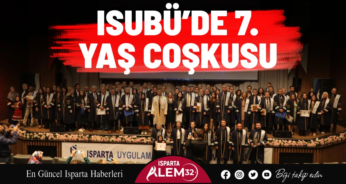 ISUBÜ’DE 7. YAŞ COŞKUSU