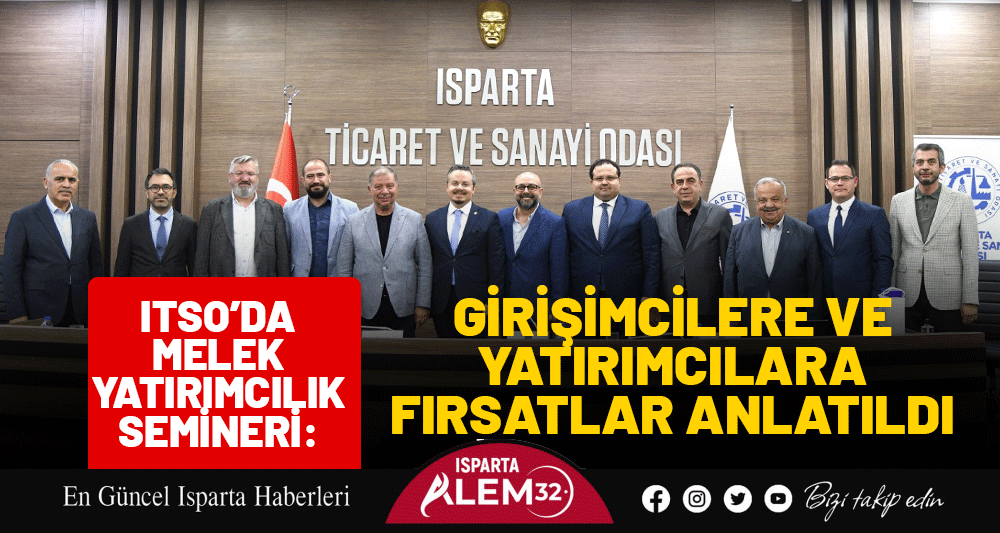 ITSO’DA Melek Yatırımcılık Semineri: Girişimcilere ve Yatırımcılara Fırsatları Anlatıldı