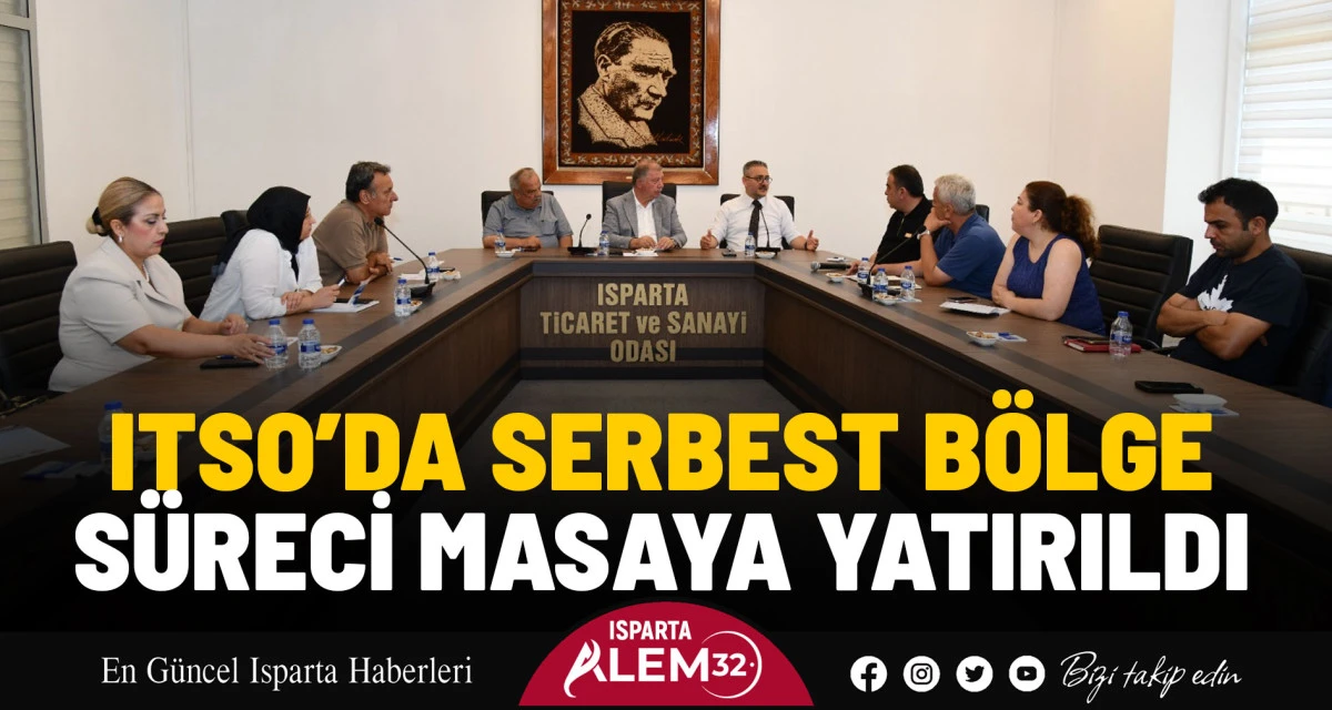 ITSO’DA SERBEST BÖLGE SÜRECİ MASAYA YATIRILDI