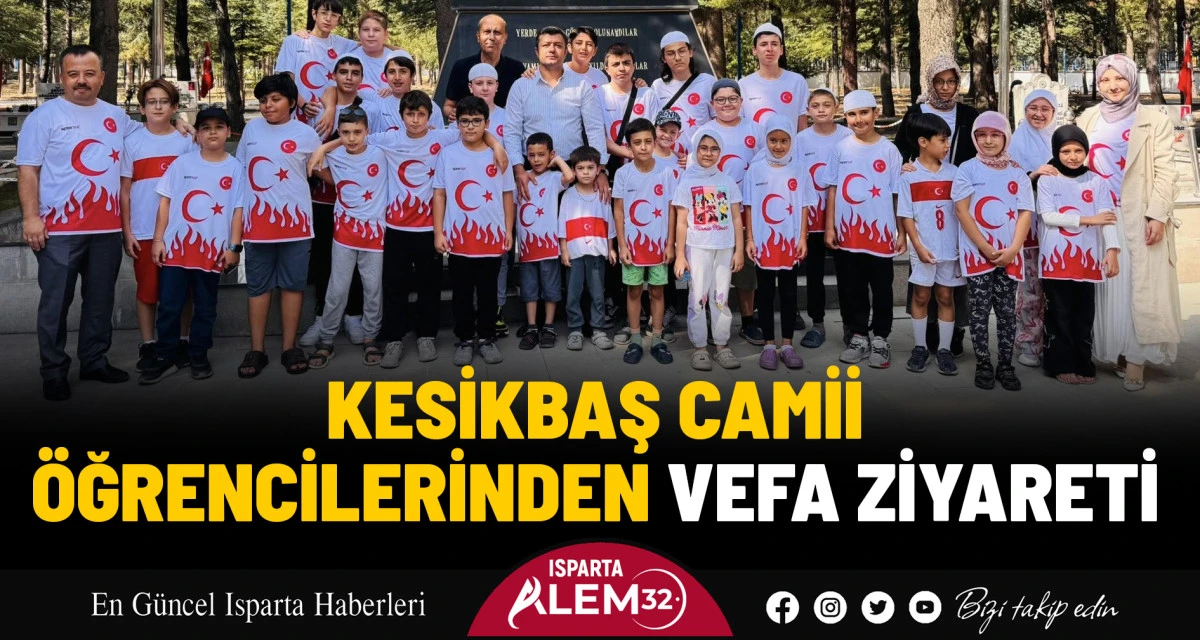 KESİKBAŞ CAMİİ ÖĞRENCİLERİNDEN VEFA ZİYARETİ
