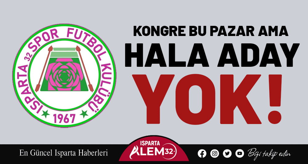 KONGRE BU PAZAR AMA HALA ADAY YOK!