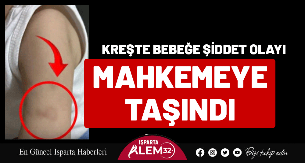 Kreşte Bebeği Şiddet Olayı Mahkemeye Taşındı