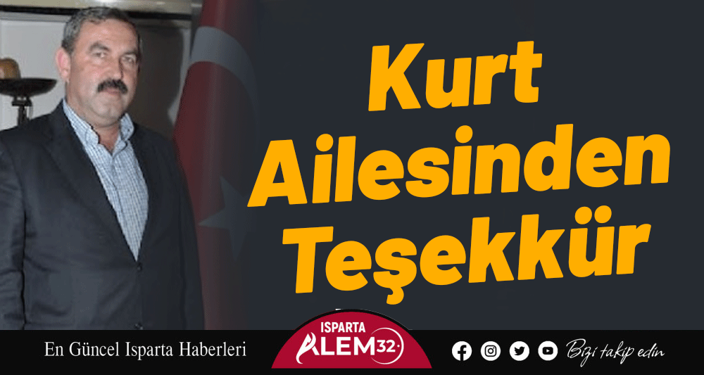 Kurt Ailesinden Teşekkür