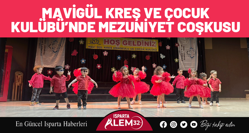 MAVİGÜL KREŞ VE ÇOCUK  KULÜBÜ’NDE MEZUNİYET COŞKUSU
