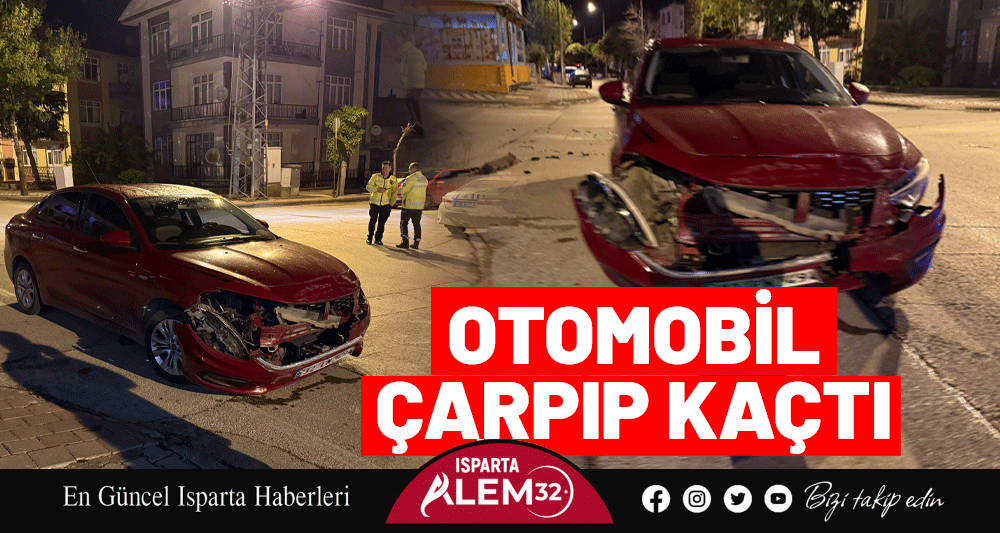 OTOMOBİL ÇARPIP KAÇTI