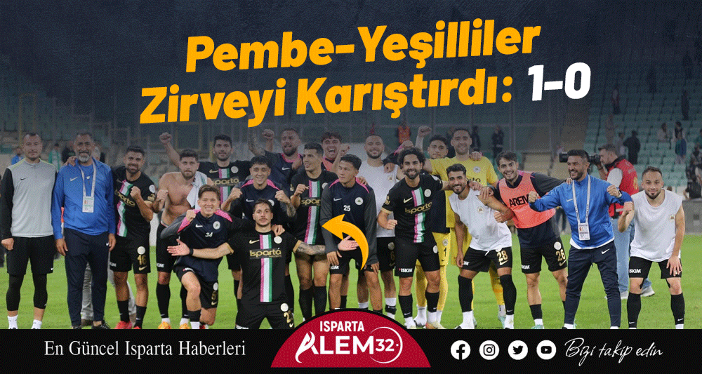 Pembe-Yeşilliler Zirveyi Karıştırdı: 1-0