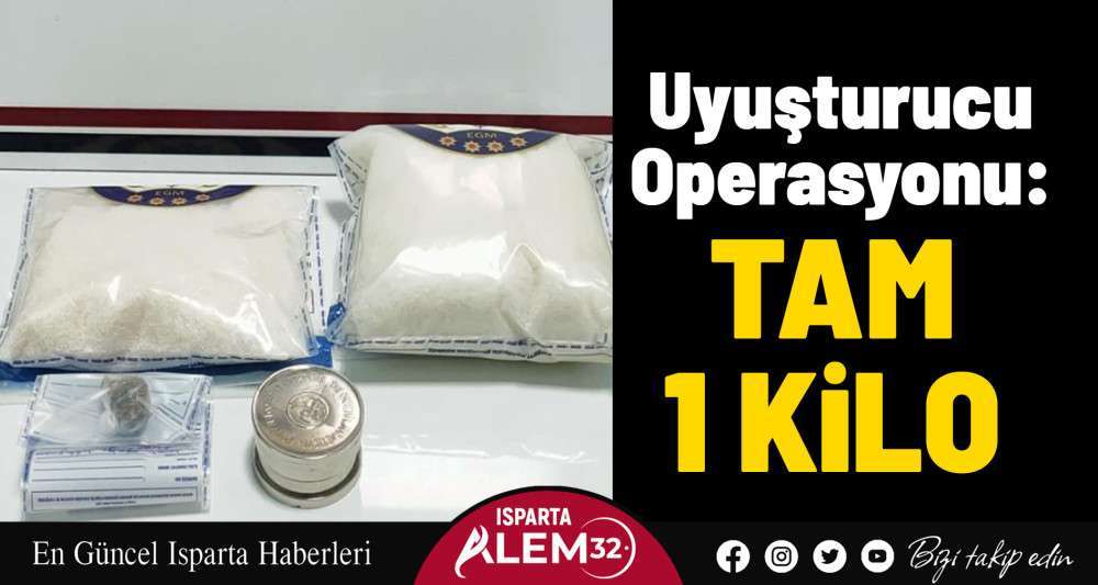 Uyuşturucu Operasyonu: Tam 1 Kilo